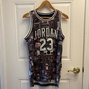 Jordan Graphic Black and White Jersey